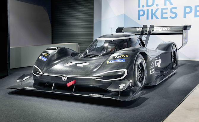 VW I.D. R is a Fully Electric Race Car With 680 HP
