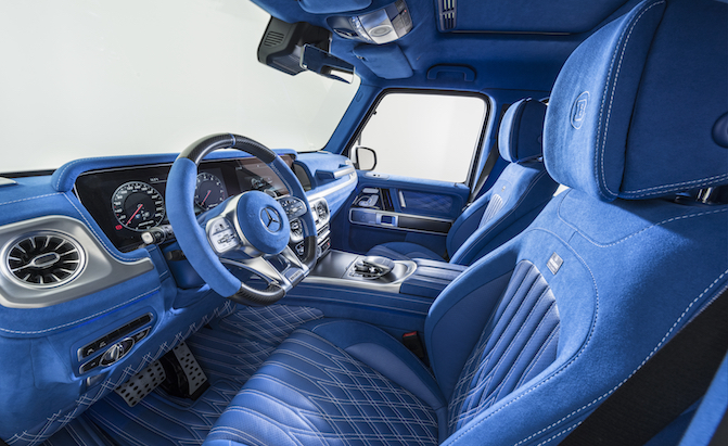 There is Nothing More Blue Than This G63 AMG Interior