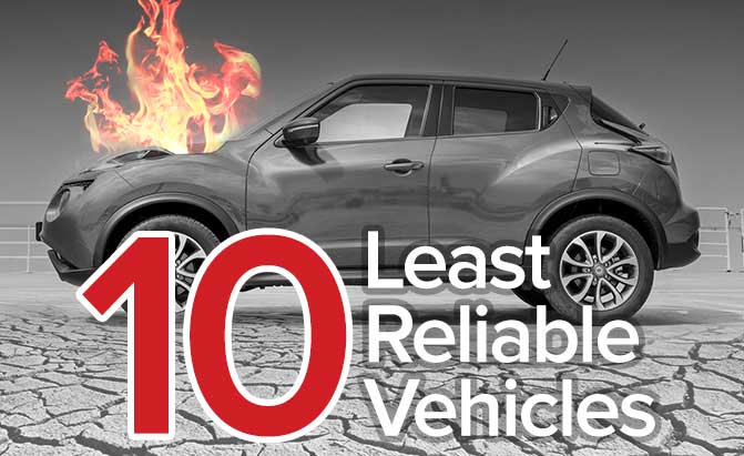 Top 10 Most Unreliable Cars – The Short List